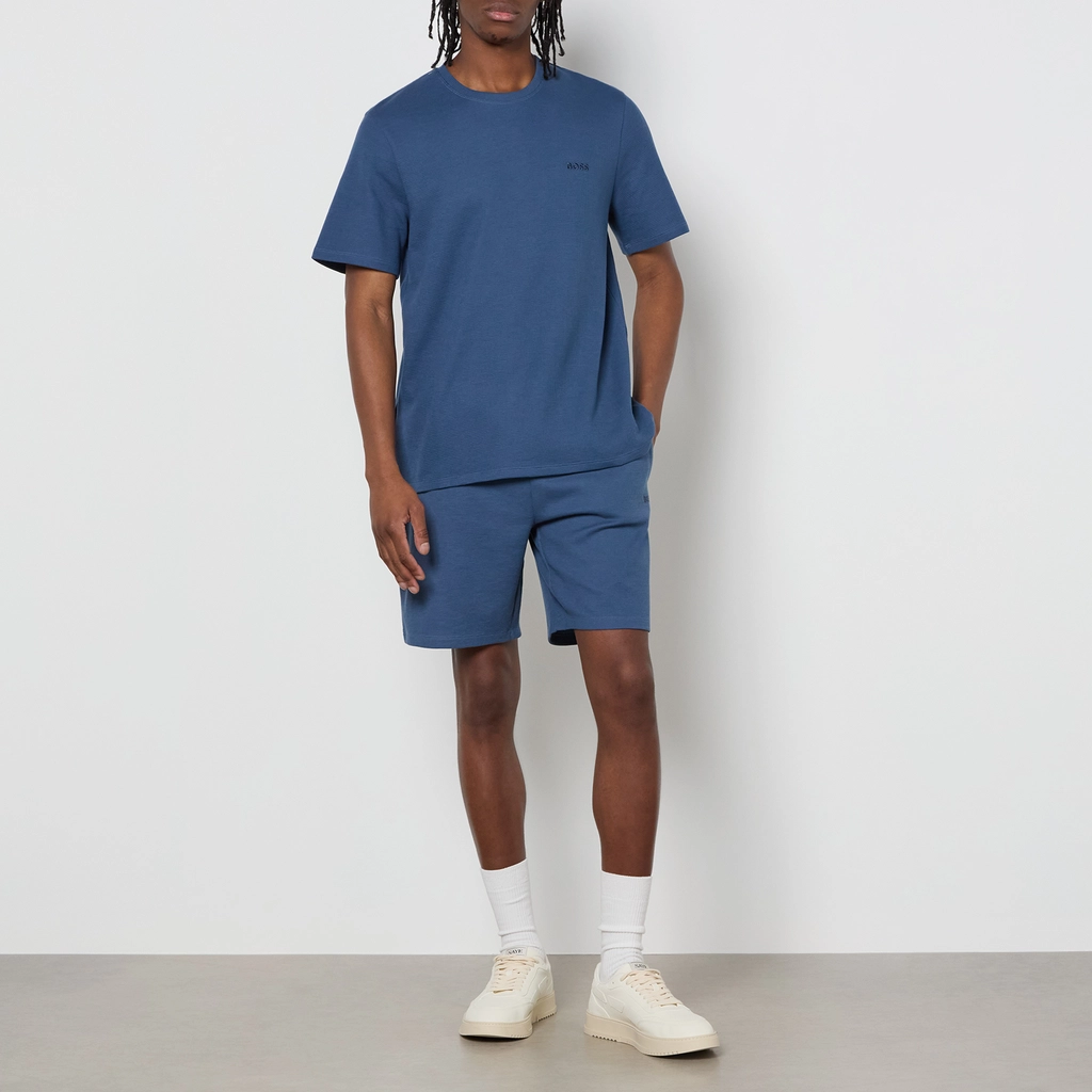 Boss Bodywear Cotton-Blend Waffle Lounge T-Shirt - S